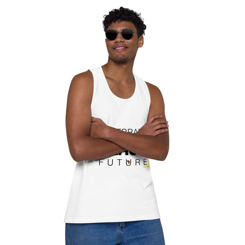 Teesafrique Sustainable Celebrate Black Future Statement piece bL Men’s premium tank top