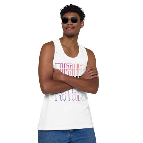 Teesafrique Sustainable Future bLK Men’s premium tank top