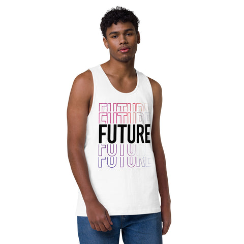 Teesafrique Sustainable Future bLK Men’s premium tank top