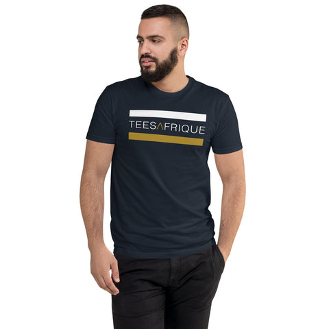 Teesafrique Classic Band Script Logo Print Men's Club Tee