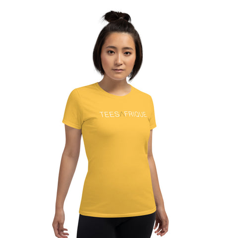Teesafrique Classic Scrip Logo Print Women's Tee