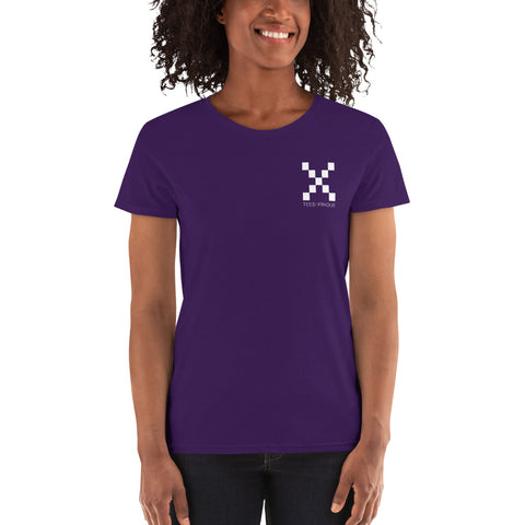Teesafrique Classic Small Logo Print Women's Tee