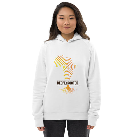 Teesafrique Sustainable Unisex Deeply Rooted Print Hoodie