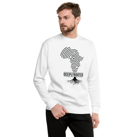 Teesafrique Unisex Fleece Deeply Rooted print Sweatshirt
