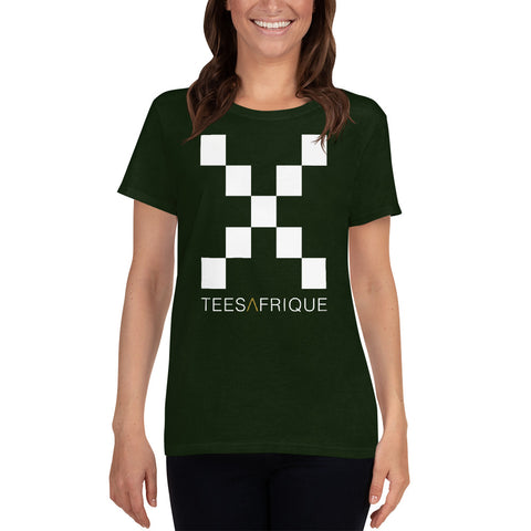 Teesafrique Classic Large Logo Print Women's Tee