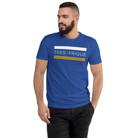 Teesafrique Classic Band Script Logo Print Men's Club Tee
