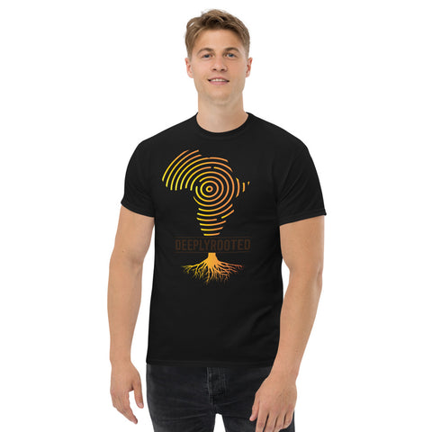 Teesafrique Deeply Rooted Print Men's Tee