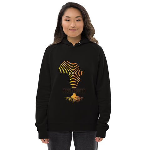 Teesafrique Sustainable Unisex Deeply Rooted Print Hoodie