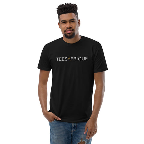 Teesafrique Classic Band Script Logo Print Men's Club Tee