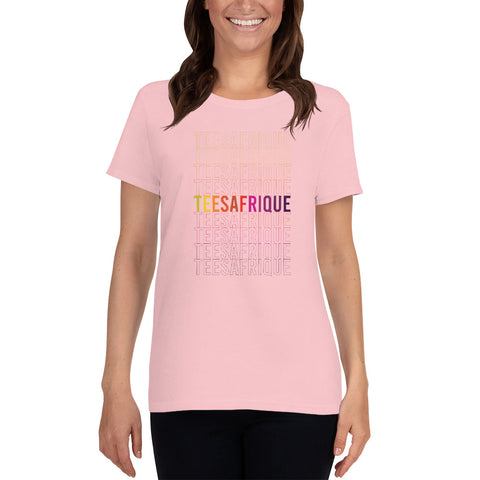 Teesafrique Rainbow Graphic Print Women's Tee