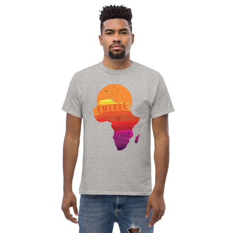 Teesafrique Strive To Emerge Print Men's Tee