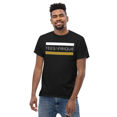 Teesafrique Classic Band Script Logo Print Men's Tee