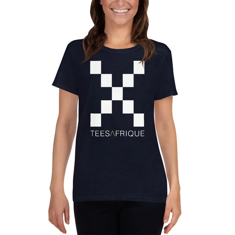 Teesafrique Classic Large Logo Print Women's Tee
