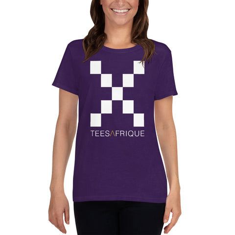 Teesafrique Classic Large Logo Print Women's Tee