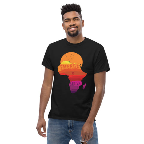 Teesafrique Strive To Emerge Print Men's Tee