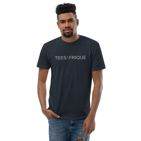 Teesafrique Classic Band Script Logo Print Men's Club Tee