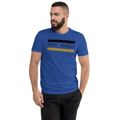 Teesafrique Classic Band Script Logo Print Men's Club Tee