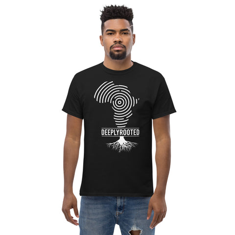Teesafrique Deeply Rooted Print Men's Tee