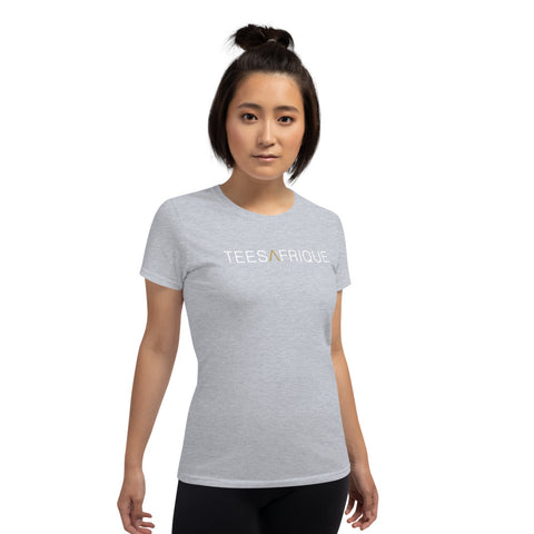 Teesafrique Classic Scrip Logo Print Women's Tee