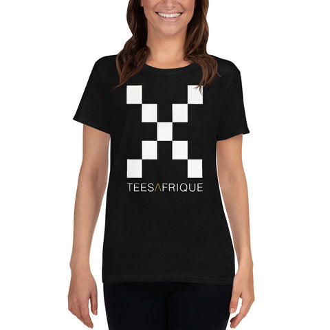 Teesafrique Classic Large Logo Print Women's Tee