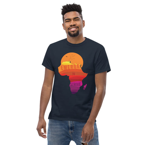 Teesafrique Strive To Emerge Print Men's Tee