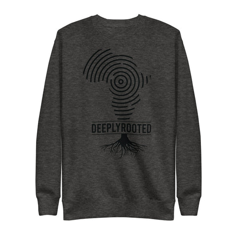 Teesafrique Unisex Fleece Deeply Rooted Print Sweatshirt