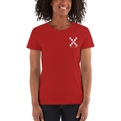 Teesafrique Classic Small Logo Print Women's Tee