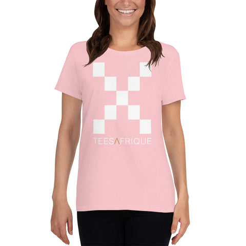 Teesafrique Classic Large Logo Print Women's Tee