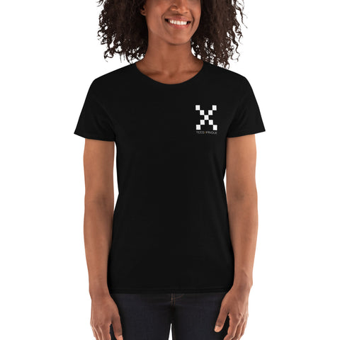 Teesafrique Classic Small Logo Print Women's Tee