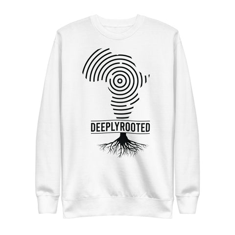 Teesafrique Unisex Fleece Deeply Rooted Print Sweatshirt