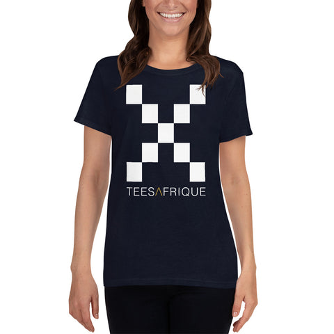 Teesafrique Classic Large Logo Print Women's Tee