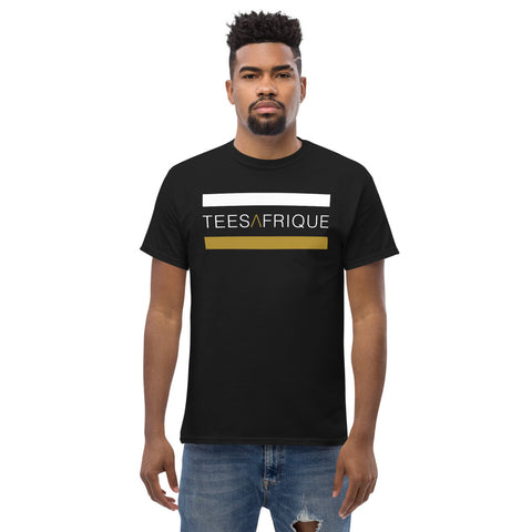 Teesafrique Classic Band Script Logo Print Men's Tee