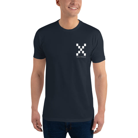 Teesafrique Classic Small Logo Print Men's Club Tee