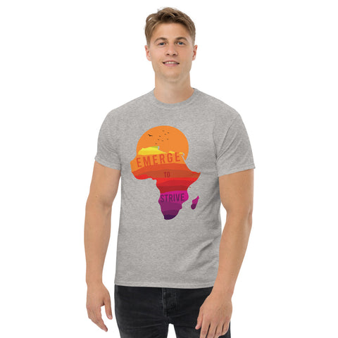 Teesafrique Strive To Emerge Print Men's Tee