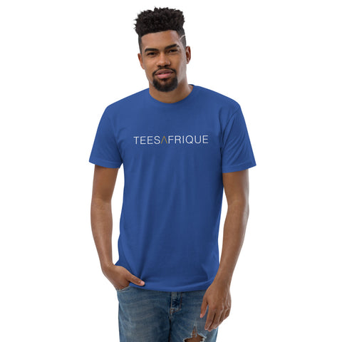 Teesafrique Classic Band Script Logo Print Men's Club Tee