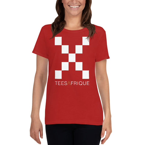 Teesafrique Classic Large Logo Print Women's Tee