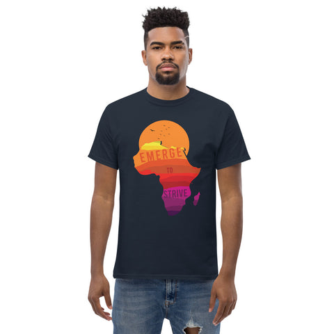 Teesafrique Strive To Emerge Print Men's Tee