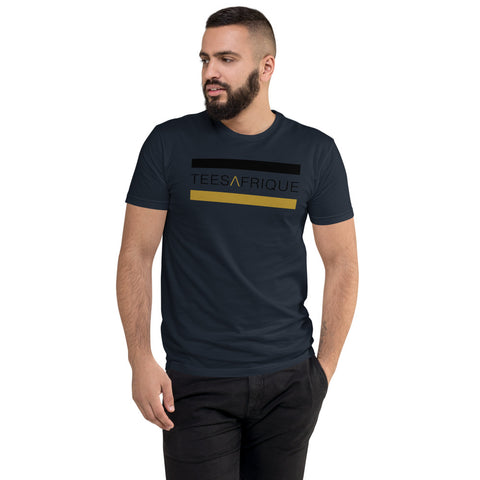Teesafrique Classic Band Script Logo Print Men's Club Tee
