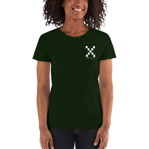 Teesafrique Classic Small Logo Print Women's Tee