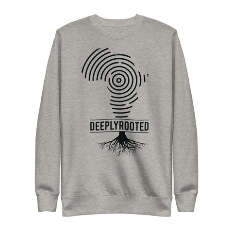 Teesafrique Unisex Fleece Deeply Rooted Print Sweatshirt