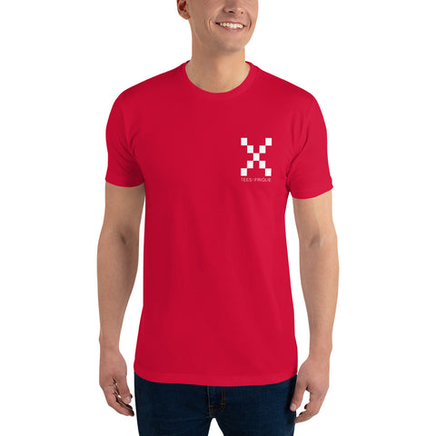 Teesafrique Classic Small Logo Print Men's Club Tee