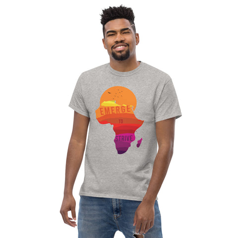 Teesafrique Strive To Emerge Print Men's Tee