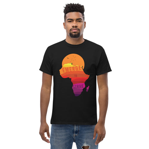 Teesafrique Strive To Emerge Print Men's Tee