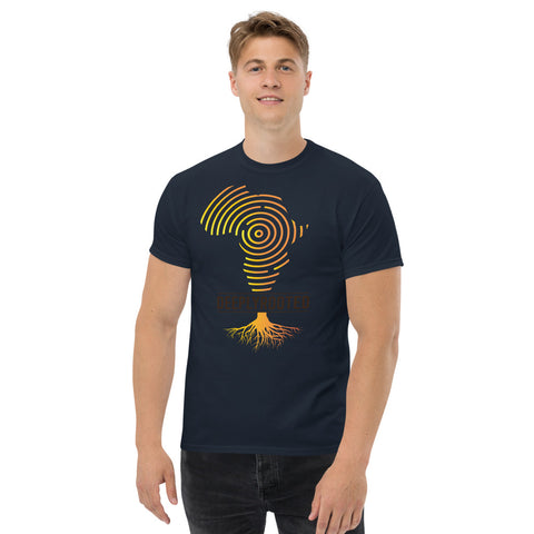 Teesafrique Deeply Rooted Print Men's Tee
