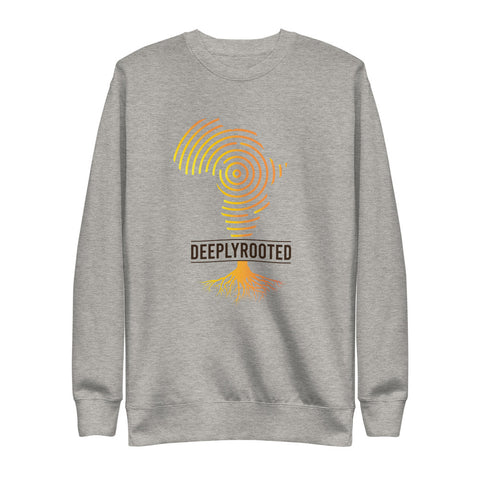 Teesafrique Unisex Fleece Deeply Rooted Print Sweatshirt