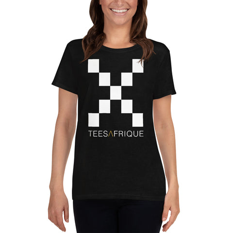 Teesafrique Classic Large Logo Print Women's Tee