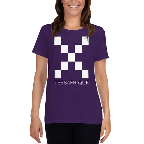 Teesafrique Classic Large Logo Print Women's Tee