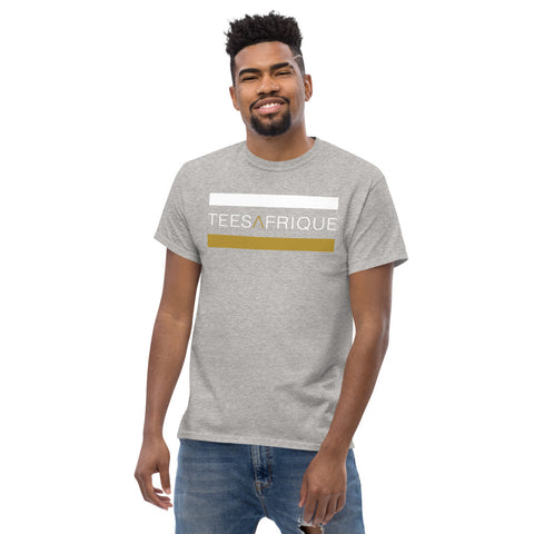 Teesafrique Classic Band Script Logo Print Men's Tee