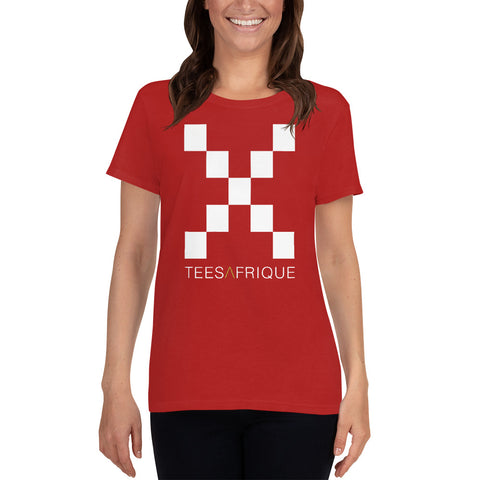 Teesafrique Classic Large Logo Print Women's Tee