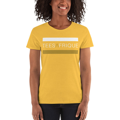 Teesafrique Classic Band Logo Print Women's Tee
